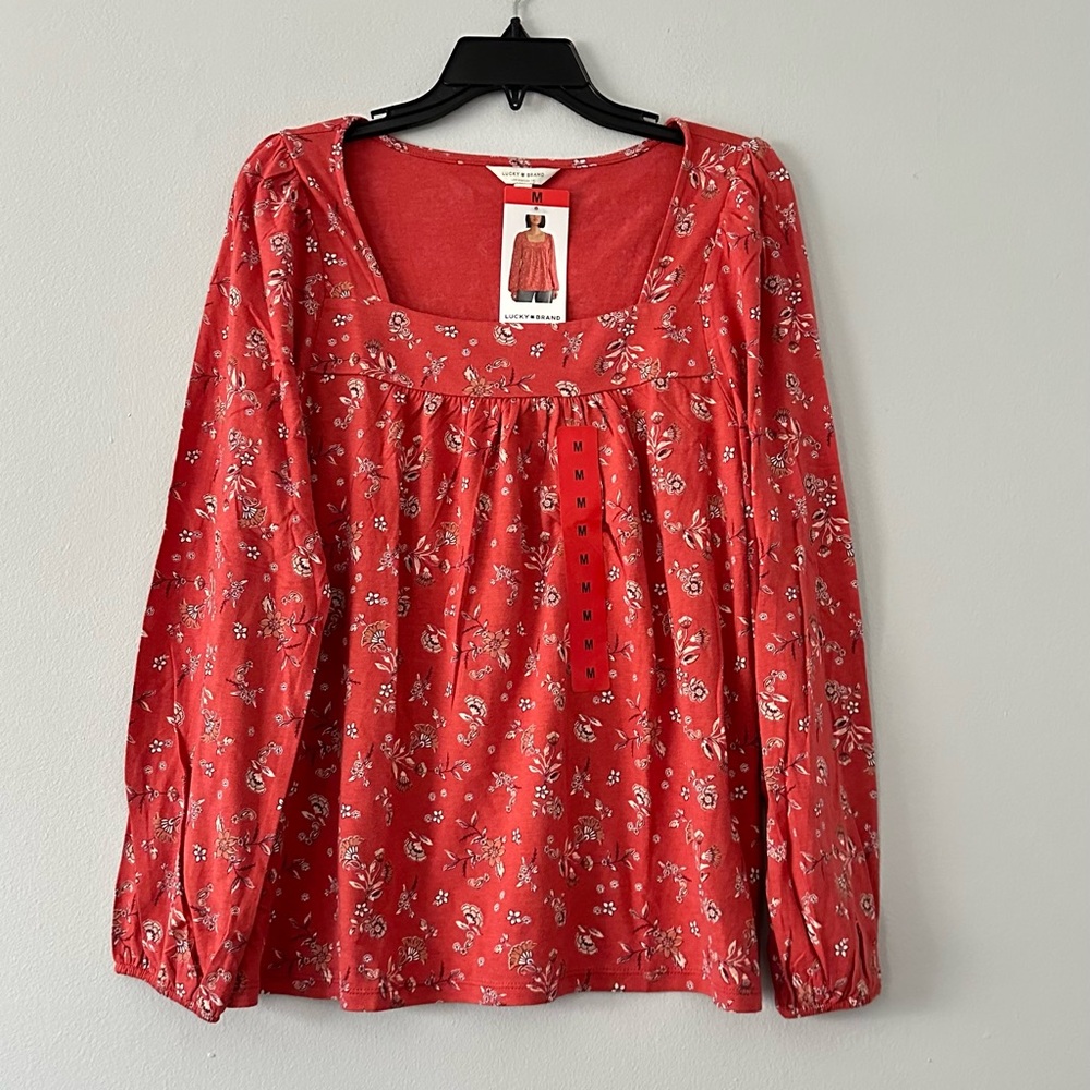 Lucky Brand Ladies' Square Neck Top, Size M